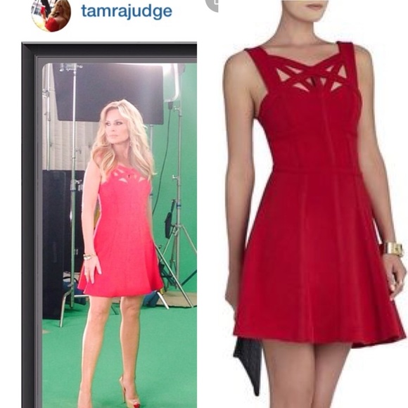 NWOT BCBGMaxAzria Red Dress as Worn by TV Stars - Picture 1 of 9